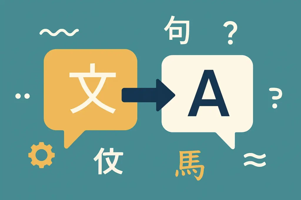 Visual metaphor for Chinese is especially tricky to translate, showing complex character conversion between Chinese and English